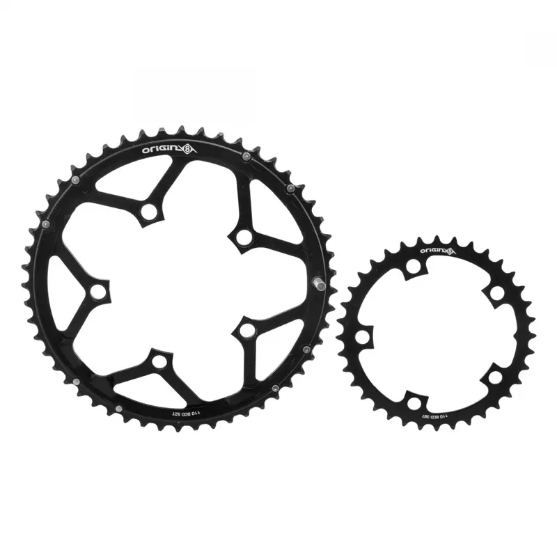 Origin8 Thruster 110BCD 36/52T Chainring Set in Black