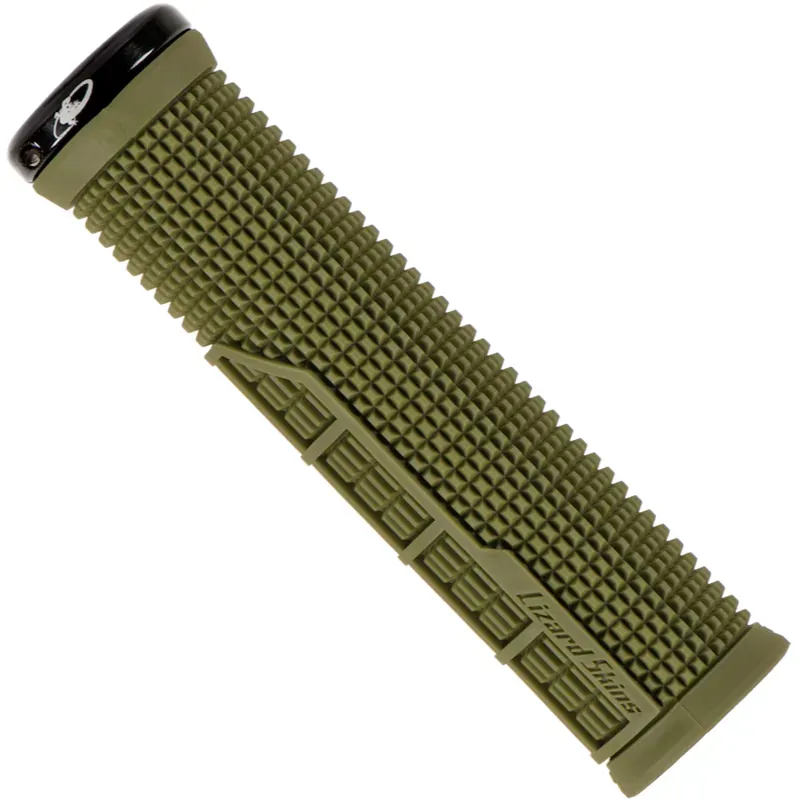 Lizard Skins Single-Sided Lock-On Machine Handlebar Grips in Green