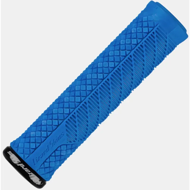 Lizard Skins Single-Sided Lock-On Charger Evo Handlebar Grips in Blue