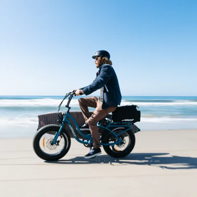 Murf Higgs Step Thru Electric Bike in Denim-1