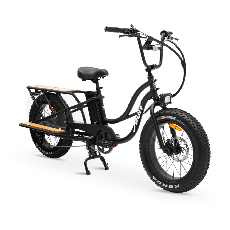 Murf Higgs Cargo Electric Bike in Obsidian Black
