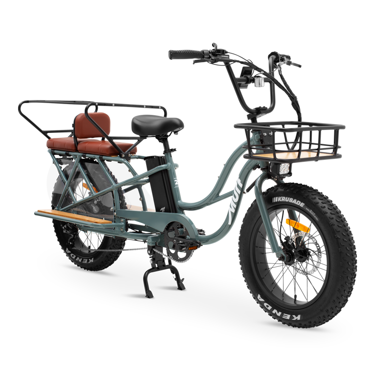 Murf Higgs Cargo Electric Bike in Obsidian Black-1