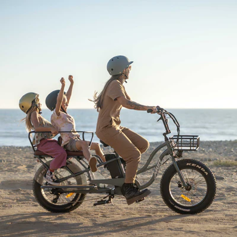 Murf Higgs Cargo Electric Bike in Seabreeze Grey Gloss-1