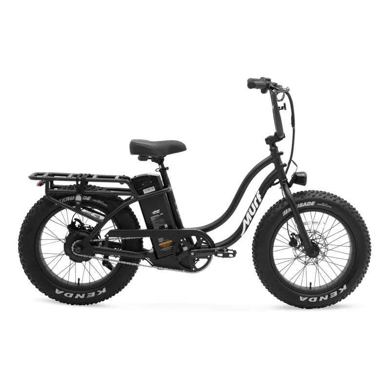 Murf Higgs Step Through Electric Bike in Obsidian Black-1