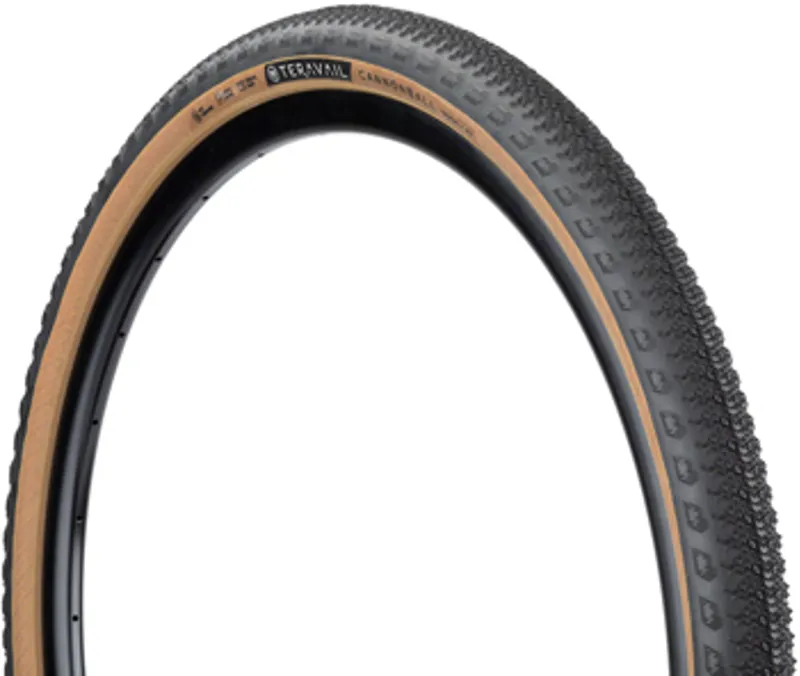 Teravail Cannonball Gravel Tire 700c x 47 in Tan/Black 