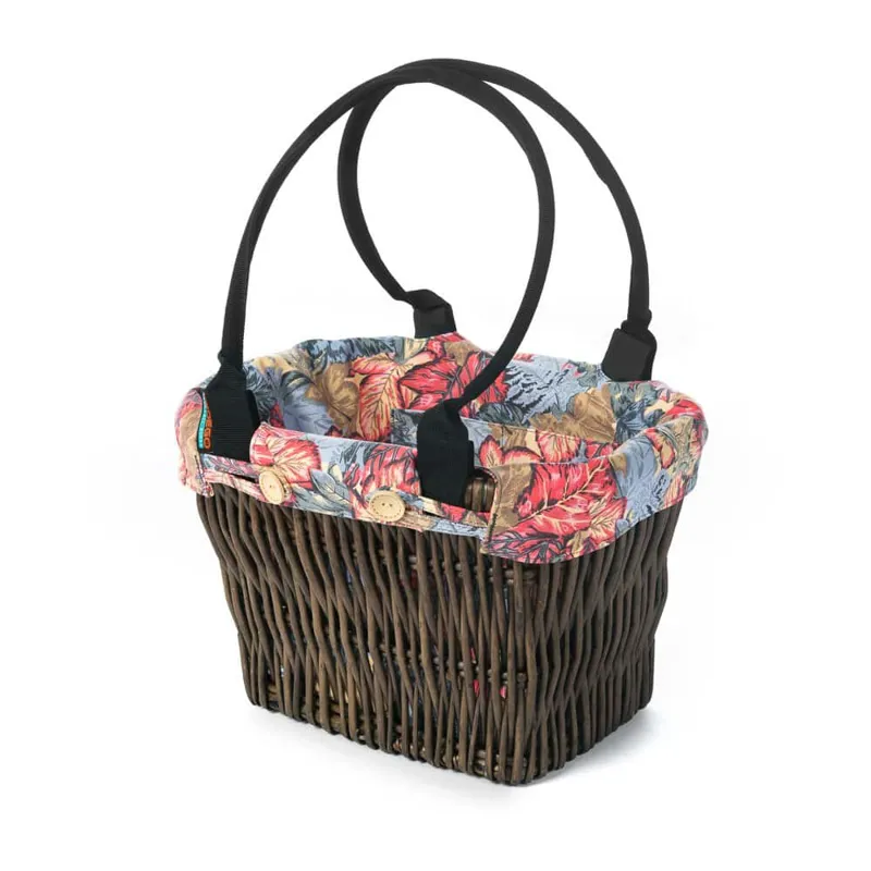 Pedego Autumn Basket Liner for Aluminum Basket in Orange-1