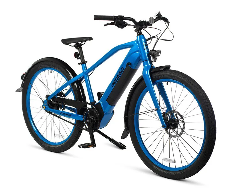 Pedego Conveyor Belt Drive Electric Bike in Blue