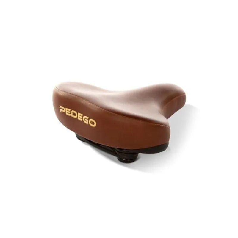 Pedego Memory Foam Saddle in Brown