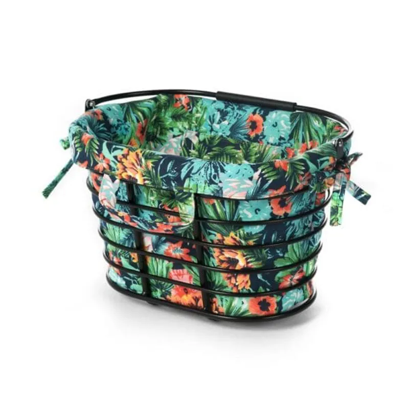 Pedego Tropics Basket Liner for Aluminum Basket in Green