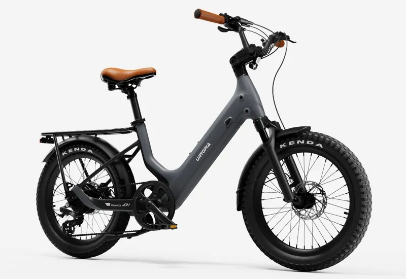 Urtopia Joy Carbon Electric Bike - Charcoal Grey-1